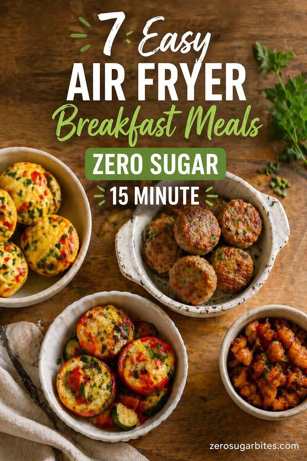 7 Easy Air Fryer Breakfast Meals Zero Sugar