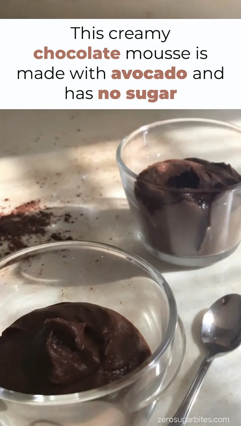 Avocado Chocolate Mousse Cups