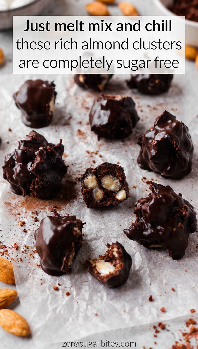 Dark Chocolate Almond Clusters