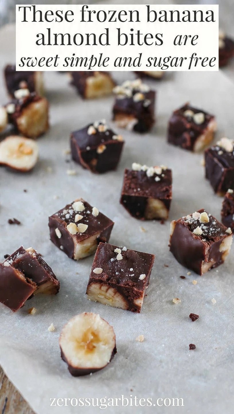 Frozen Banana Almond Bites