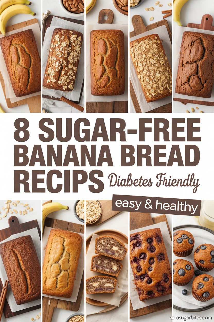 Sugar Free Banana Bread Diabetes Friendly Recipe Easy