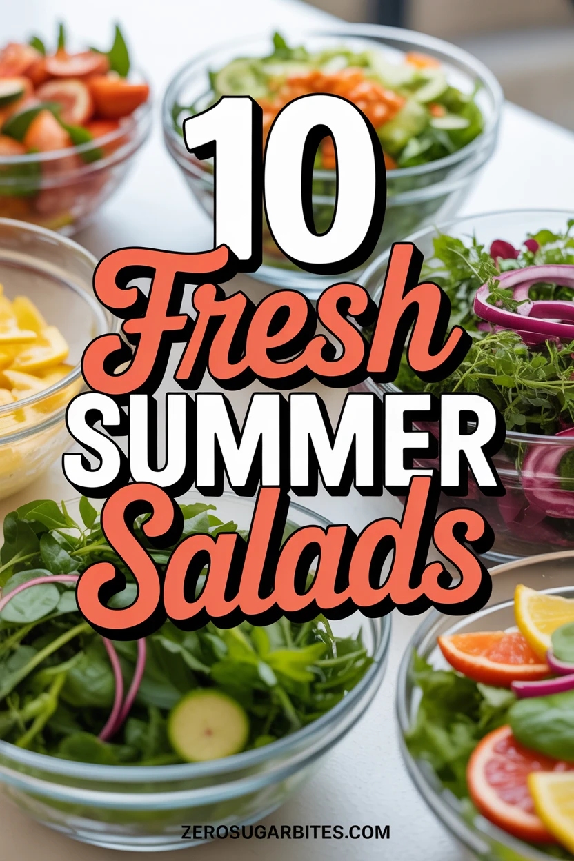 Try 10 No Sugar Summer Salads diabetes friendly recipes