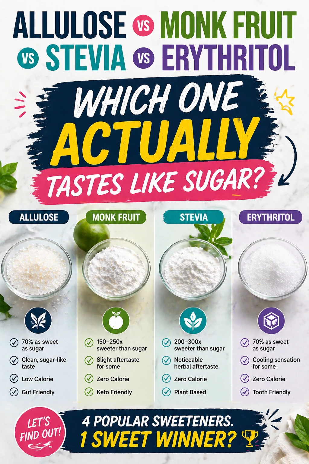 Which One Actually Tastes Like Sugar