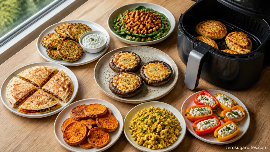 7 Air Fryer Vegetarian Breakfast Recipes Under 20 Min