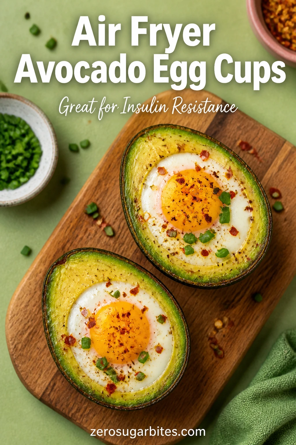 Air Fryer Avocado Egg Cups