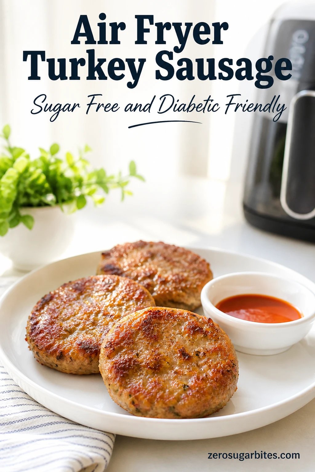 Air Fryer Turkey Sausage Patties