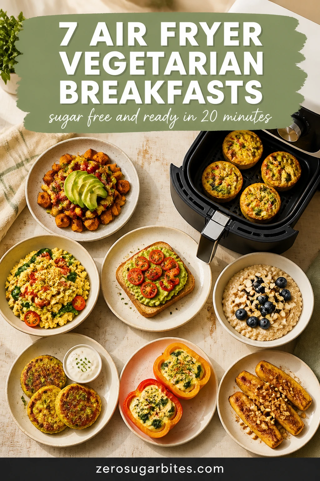 Air Fryer Vegetarian Breakfast Recipes