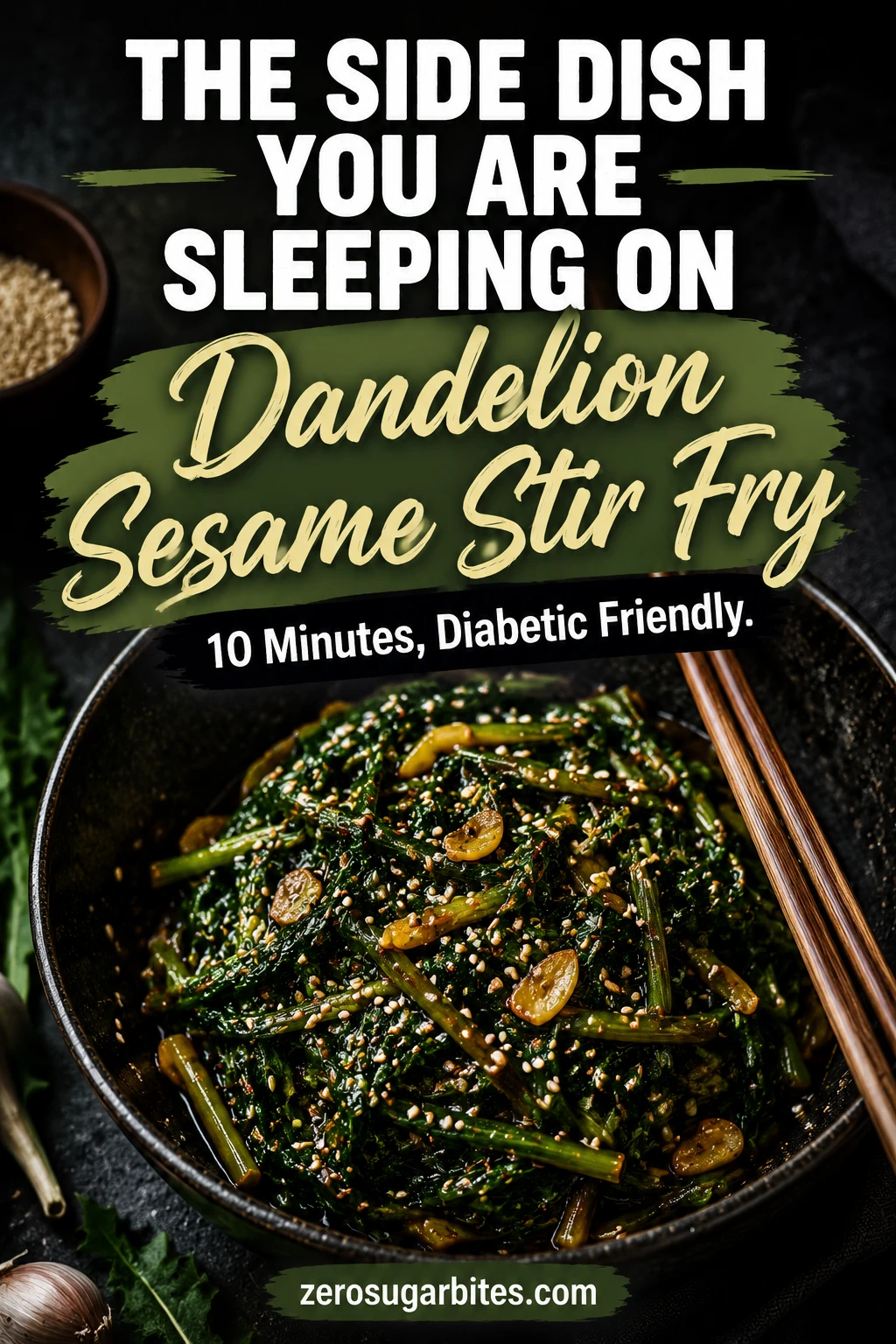 10 Sugar Free Dandelion Recipes You Can Make This Spring 13 Dandelion Greens Stir Fry with Sesame and Garlic