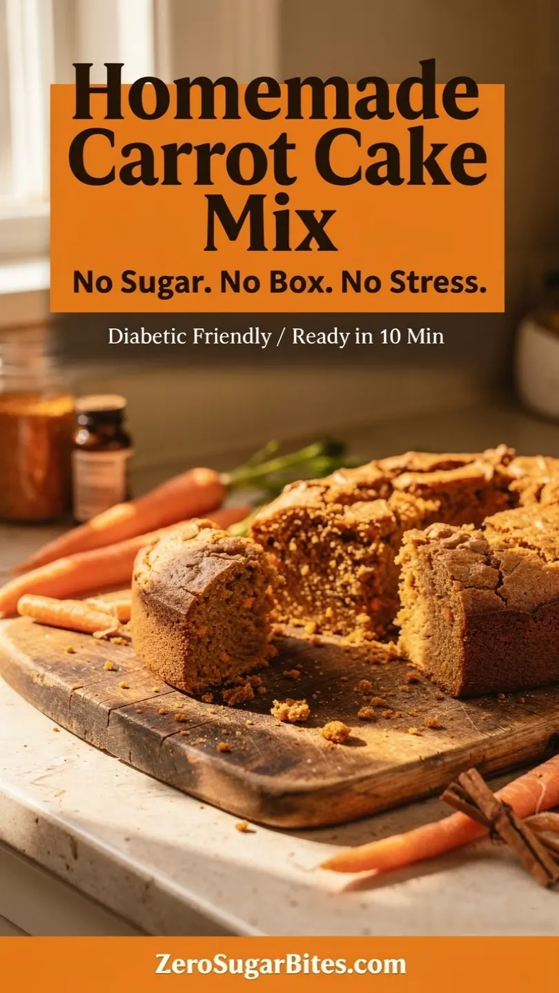 Easy 30 min Homemade Carrot Cake Mix Recipe Sugar Free 1 Homemade Carrot Cake Mix Recipe Sugar Free