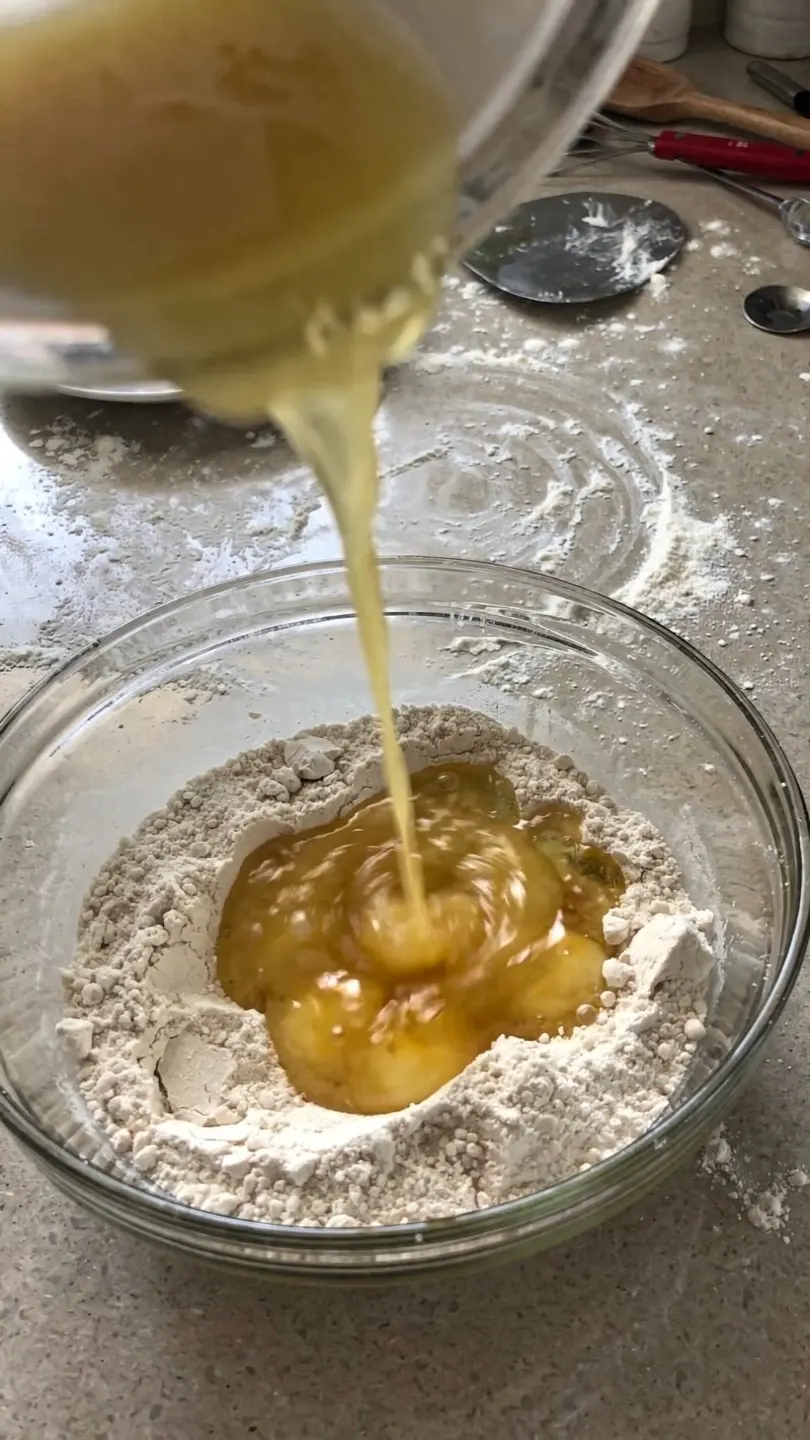 Easy 30 min Homemade Carrot Cake Mix Recipe Sugar Free 9 add egg with the flour mix