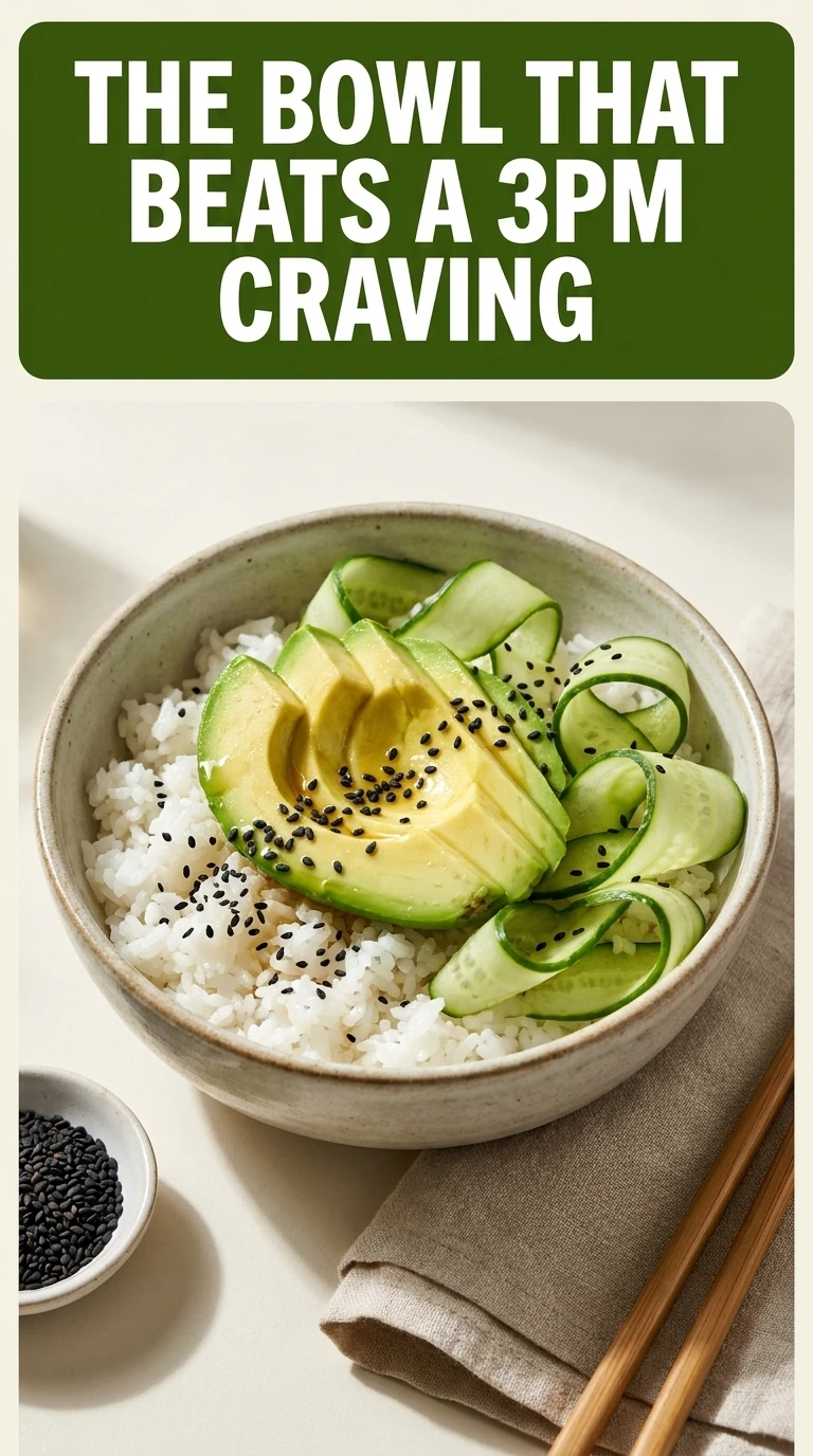 7 Sugar Free Recipes for Back Sleepers and GERD Relief 47 Avocado and Cucumber Rice Bowl
