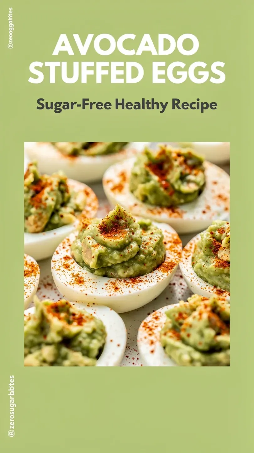 12 Sugar Free Dinner Recipes for New Diabetic Dads 5 Hard Boiled Eggs with Avocado and Smoked Paprika
