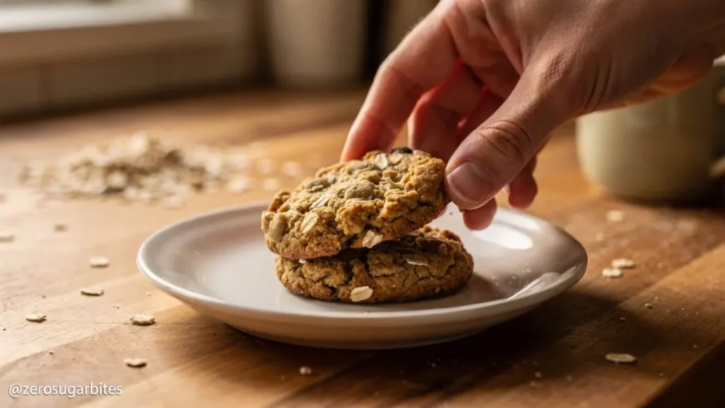 Healthy Oatmeal Cookies No Sugar No Banana Simple Easy