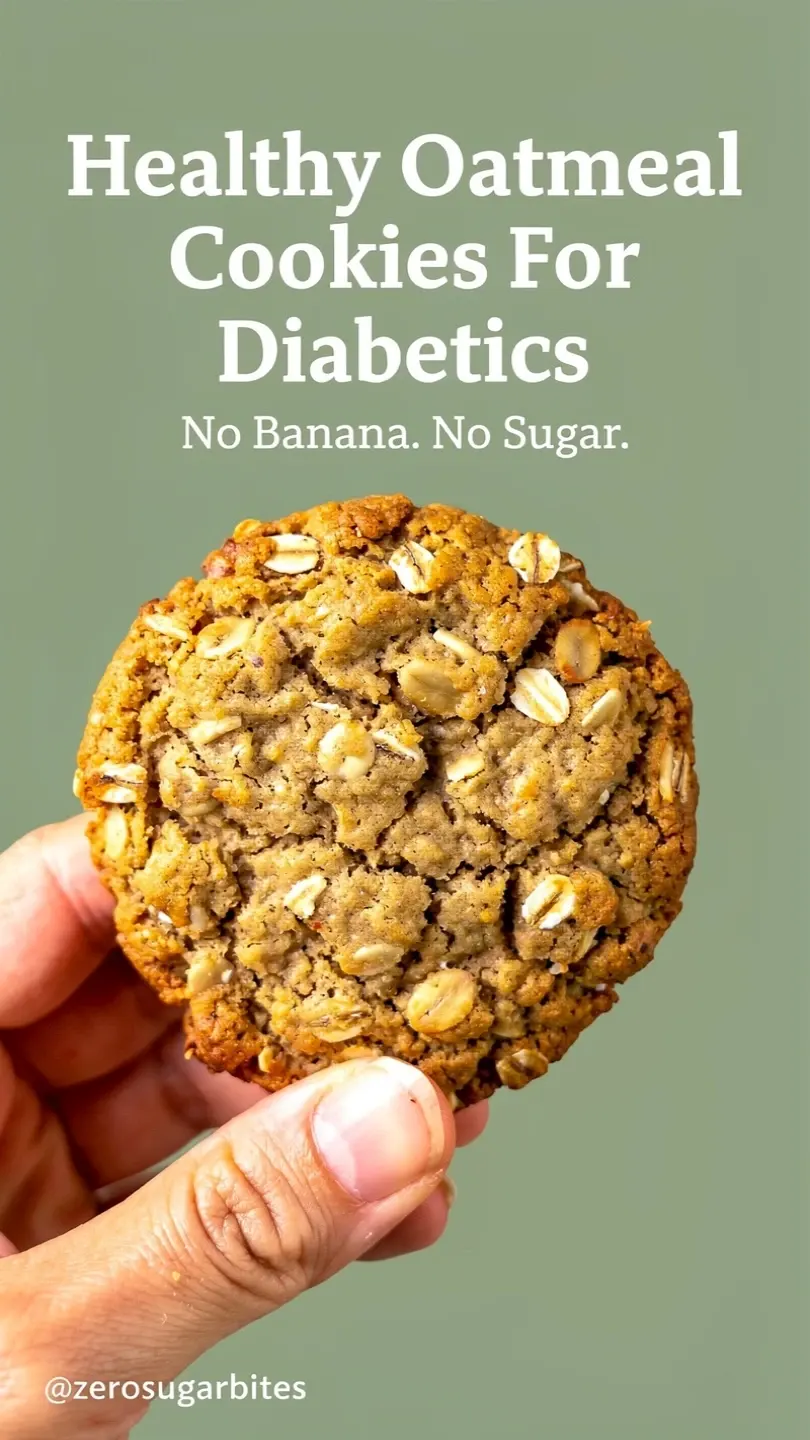 Healthy Oatmeal Cookies No Sugar No Banana Simple Easy 2 I Tried These Sugar Free Oatmeal Cookies for Diabetics and Didn’t Miss the Banana