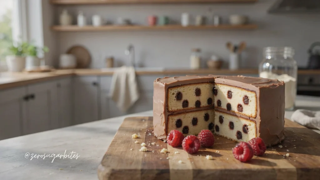 This Is the Sugar free Viral Polka Dot Cake Recipe Everyone Is Saving Right Now