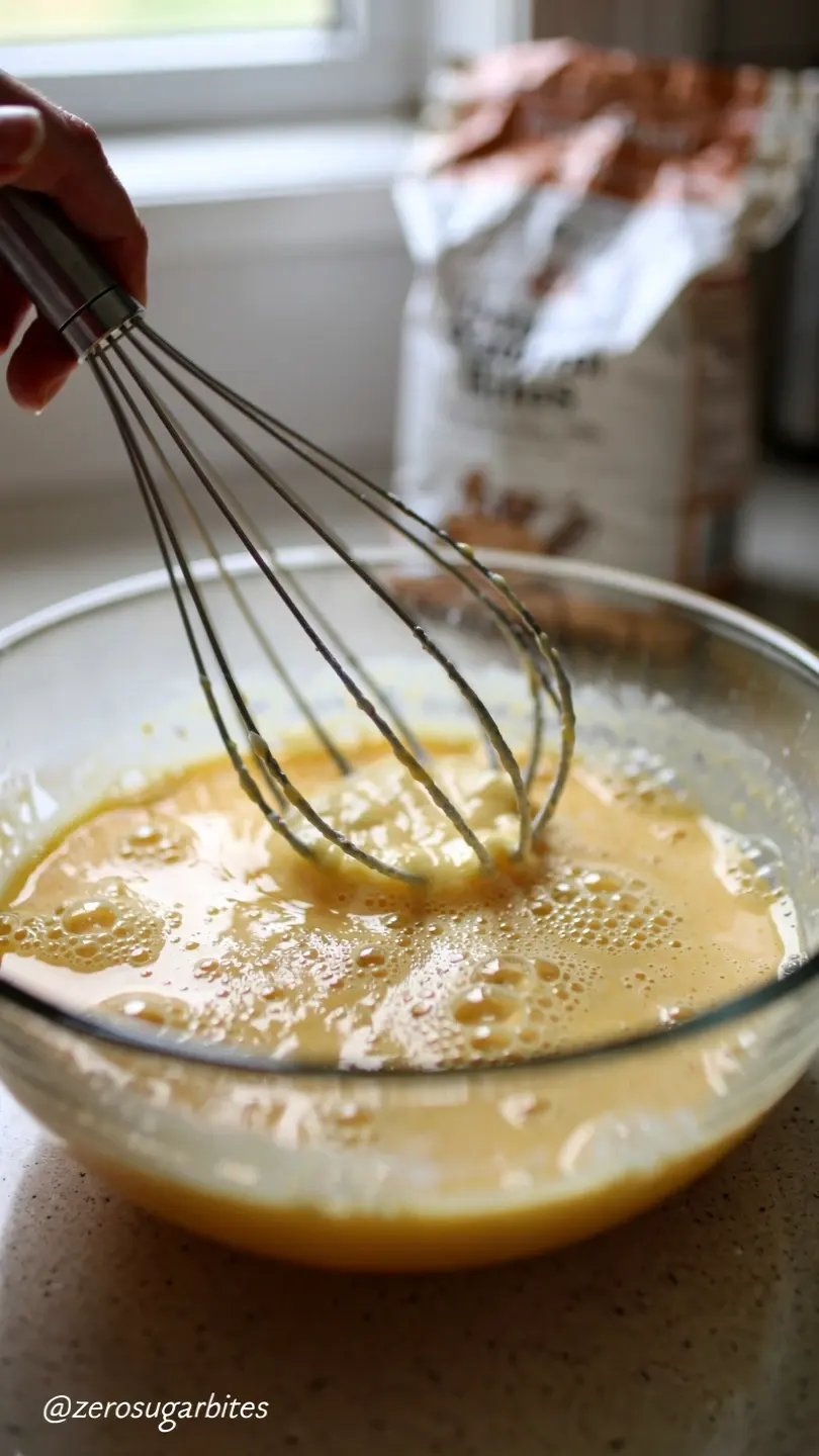 Viral Polka Dot Cake Recipe Sugar Free With Surprise Inside 6 whisking eggs and other dry ingredients