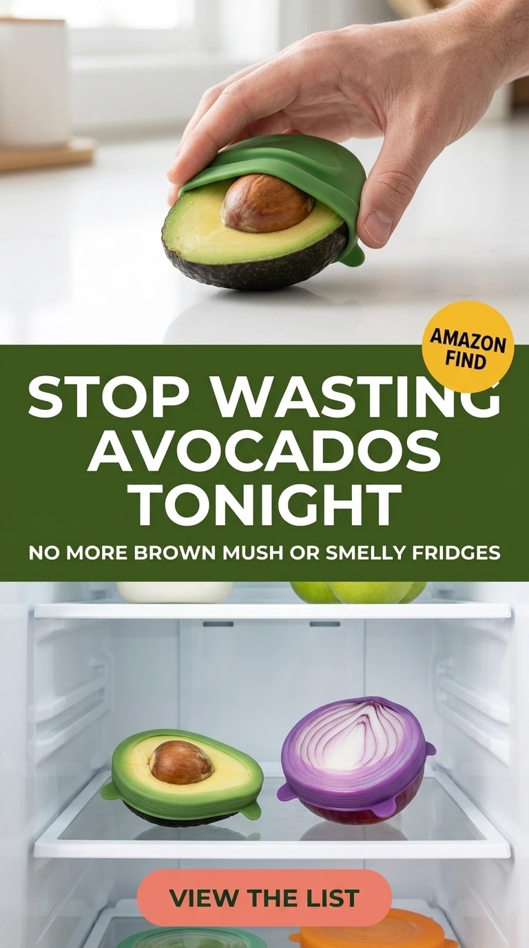 29 Amazon Kitchen Finds Every Diabetic Will Love Today! 34 Avocado Saver & Onion Storage, 4Pcs Silicone Fresh Produce Holder