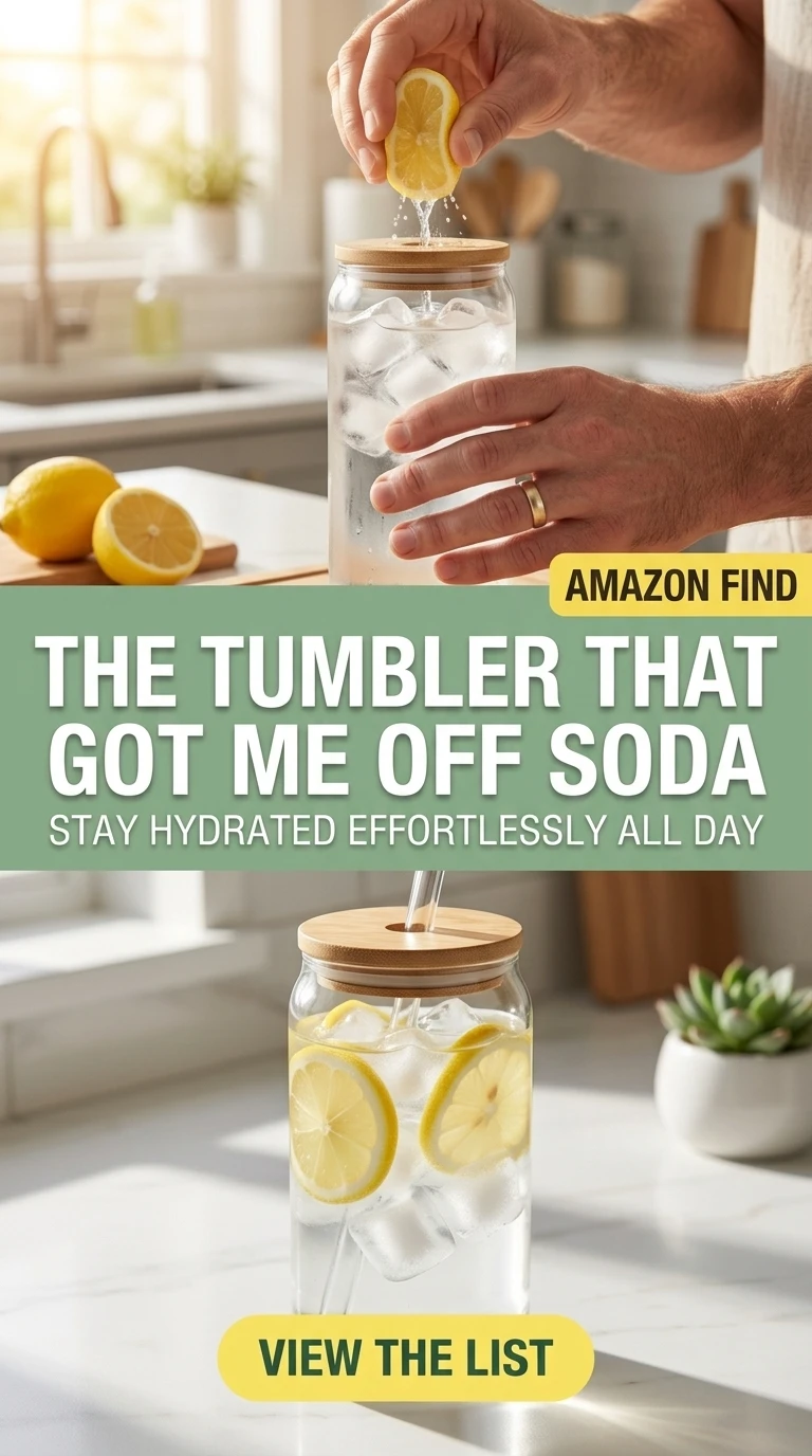 29 Amazon Kitchen Finds Every Diabetic Will Love Today! 24 Drinking Glasses with Bamboo Lids and Glass Straw