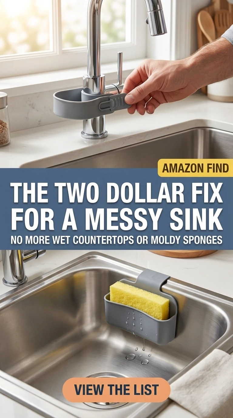 29 Amazon Kitchen Finds Every Diabetic Will Love Today! 27 Kitchen Small Silicone Sponge Holder