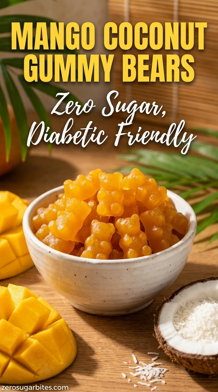 Mango Coconut Gummy Bears