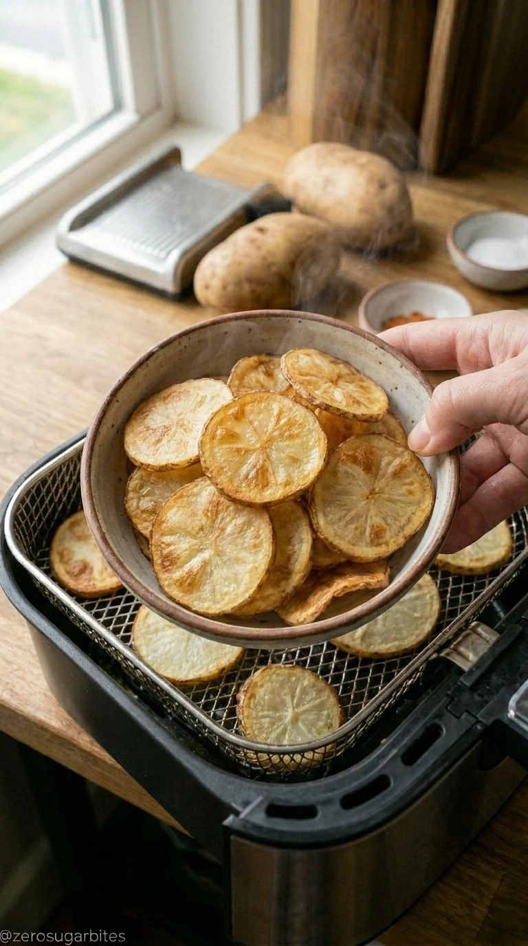 Remove once golden and crisp, then let them rest on a plate for 2 minutes before serving