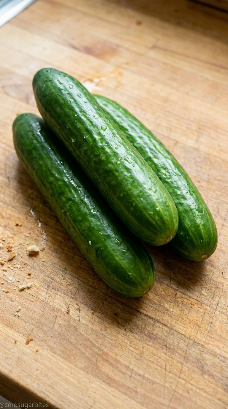 Refrigerator Bread and Butter Pickles Low Sugar Small Batch 4 cucumber