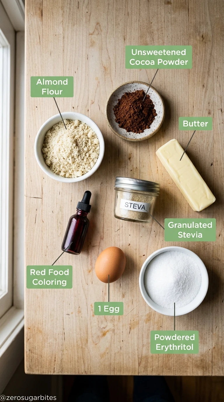 Ingredients Sugar Free Red Velvet Crinkle Cookies Recipe Low Carb