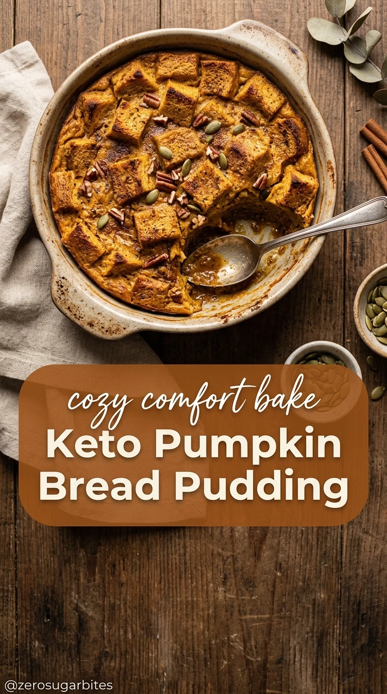 29+ Healthy Sugar Free Pumpkin Desserts (Easy Fall Baking) 24 Keto Pumpkin Bread Pudding
