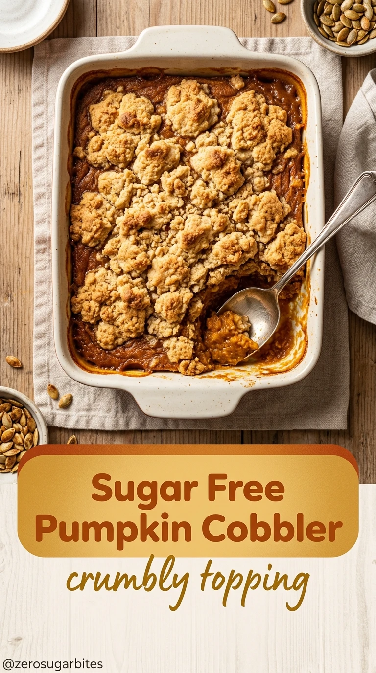 29+ Healthy Sugar Free Pumpkin Desserts (Easy Fall Baking) 25 Sugar Free Pumpkin Cobbler