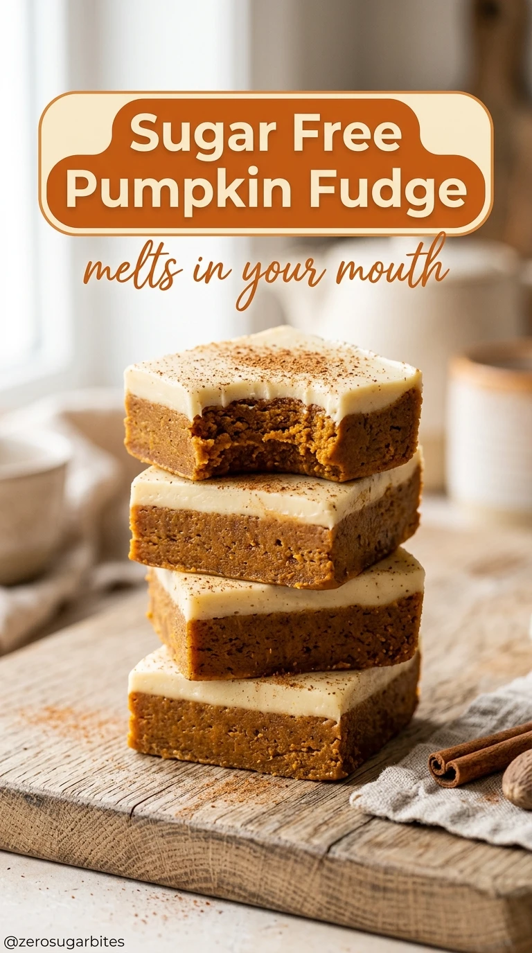 29+ Healthy Sugar Free Pumpkin Desserts (Easy Fall Baking) 27 Sugar Free Pumpkin Fudge