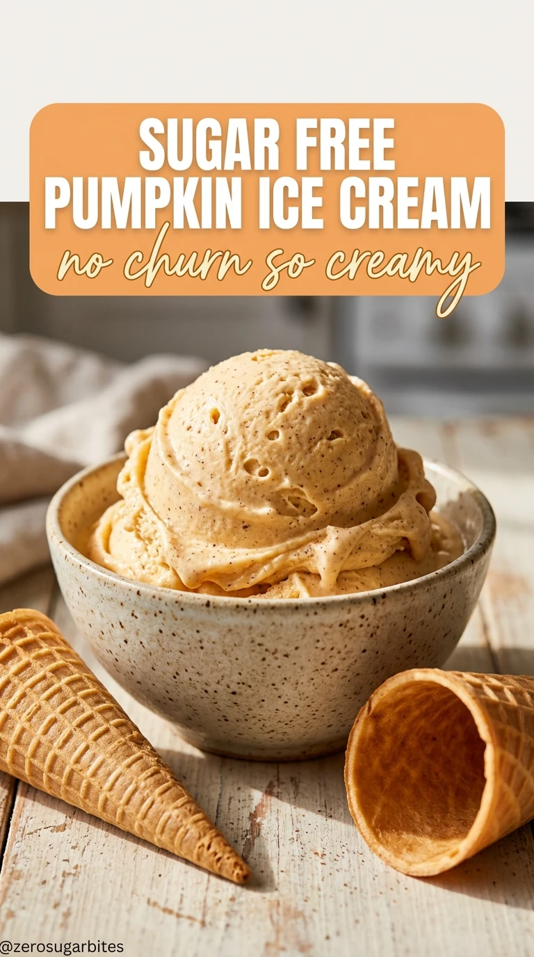 29+ Healthy Sugar Free Pumpkin Desserts (Easy Fall Baking) 15 Sugar Free Pumpkin Ice Cream