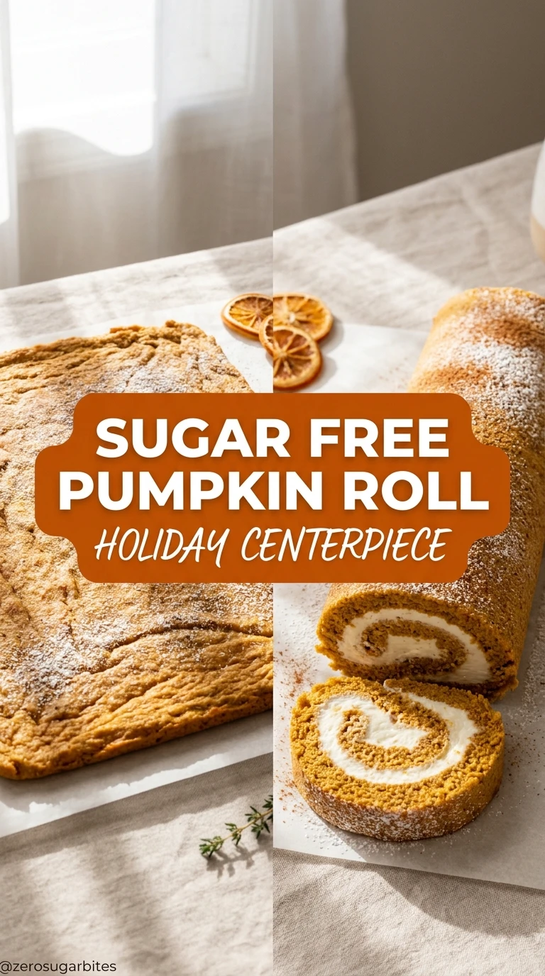 29+ Healthy Sugar Free Pumpkin Desserts (Easy Fall Baking) 10 Sugar Free Pumpkin Roll