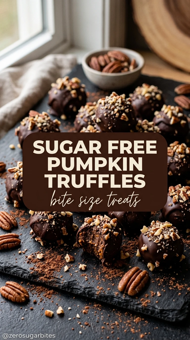 29+ Healthy Sugar Free Pumpkin Desserts (Easy Fall Baking) 30 Sugar Free Pumpkin Truffles