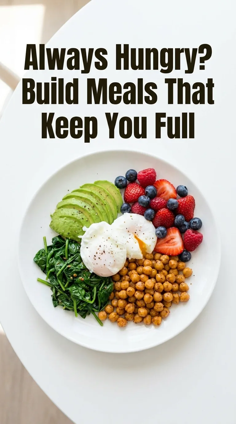 How to Stop Sweet Cravings Naturally: 12 Simple Habits 3 Build Meals That Keep You Full