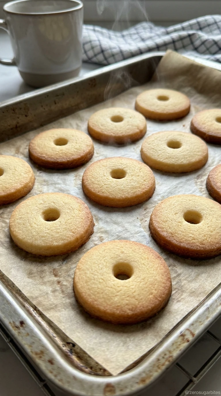 Diabetic Holiday Shortbread Cookies With Hole In The Middle 6 Cookies Fresh Out of the Oven Holiday Shortbread Cookies With Hole In The Middle Special