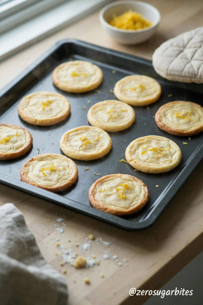 Cookies Fresh Out of the Oven Sugar Free Lemon Cookies With That Old Fashioned