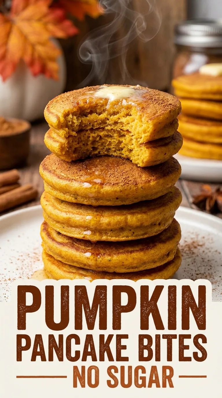 15 Sugar Free Halloween Party Food Ideas for Toddlers 6 Pumpkin Pancake Bites