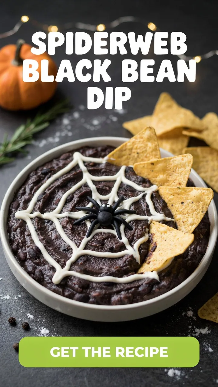 10 Sugar Free Halloween Party Food Ideas on a Budget 4 Spiderweb Black Bean Dip