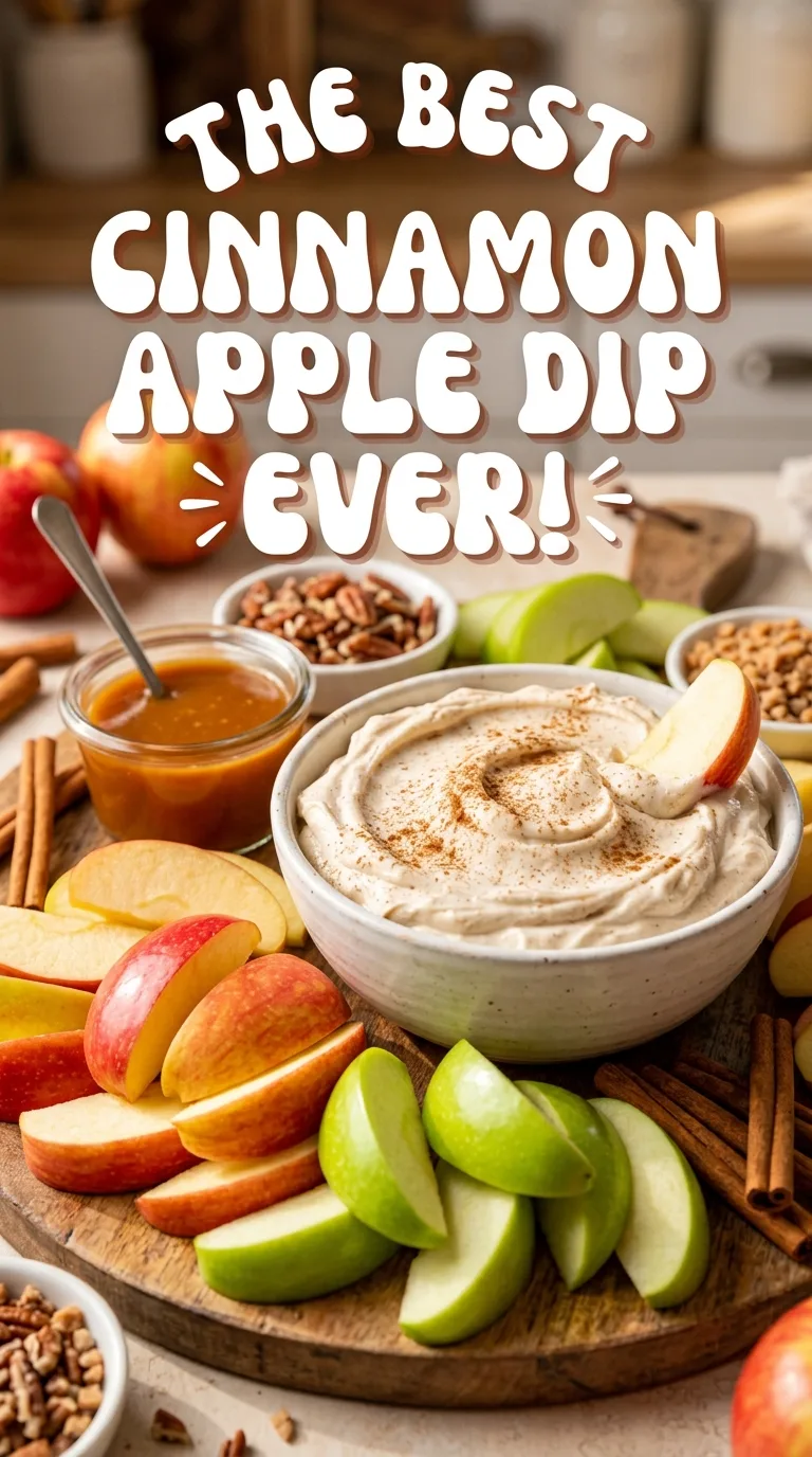 15 Sugar Free Caramel Apple Bar Ideas for Fall Parties 14 Cinnamon Cream Cheese Dip Bar