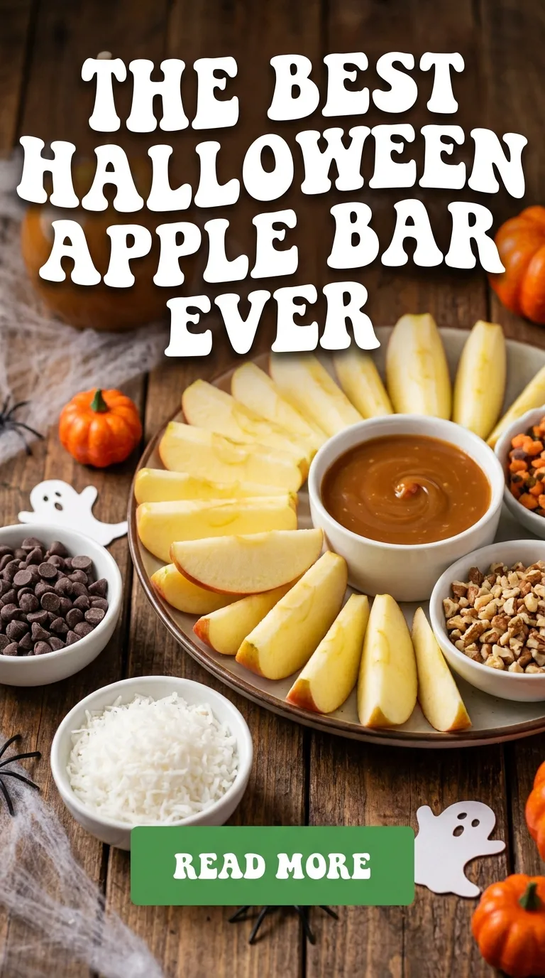 15 Sugar Free Caramel Apple Bar Ideas for Fall Parties 16 Kids Halloween Caramel Apple Bar