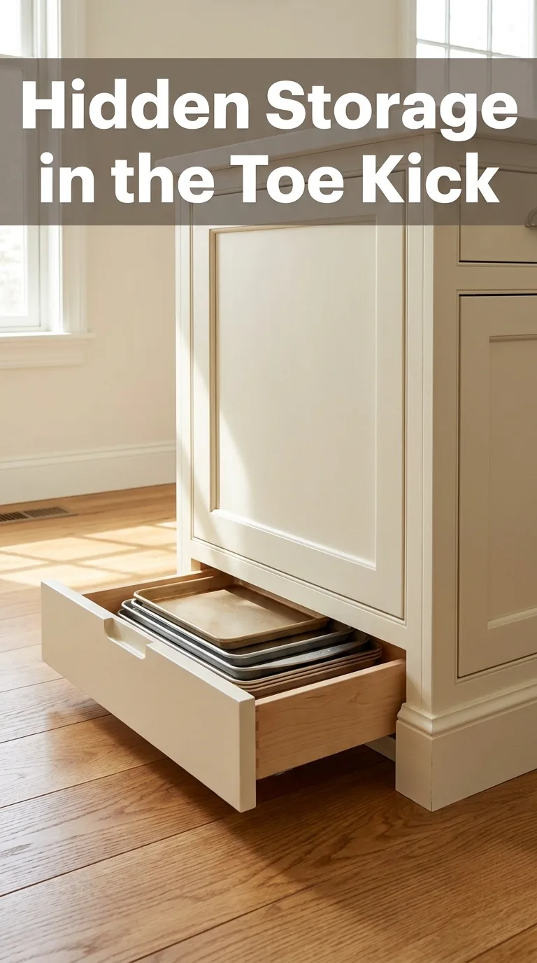 15 Small Kitchen Island Storage Ideas Budget and DIY 7 Low Plinth Drawers