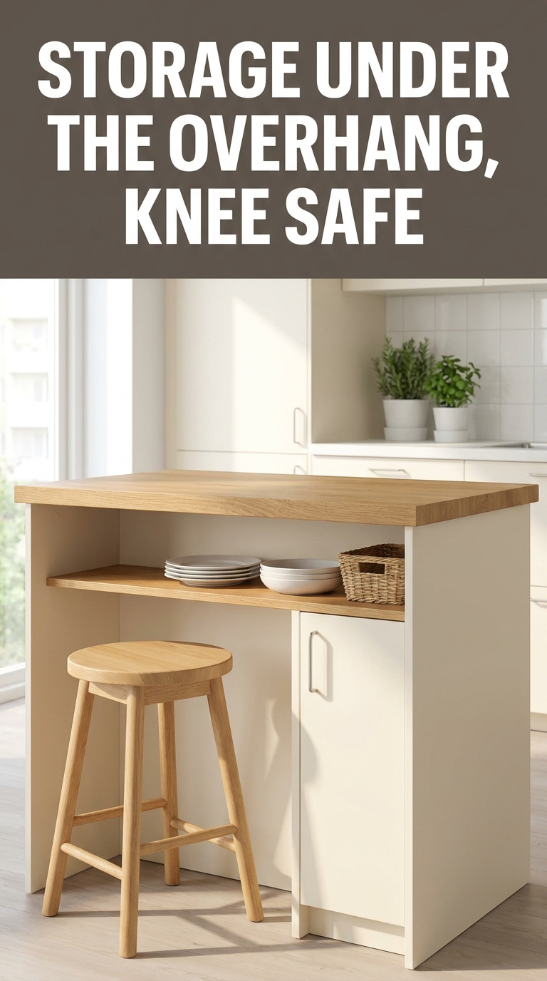 15 Small Kitchen Island Storage Ideas Budget and DIY 17 Put Storage at the Ends and Seating in the Middle