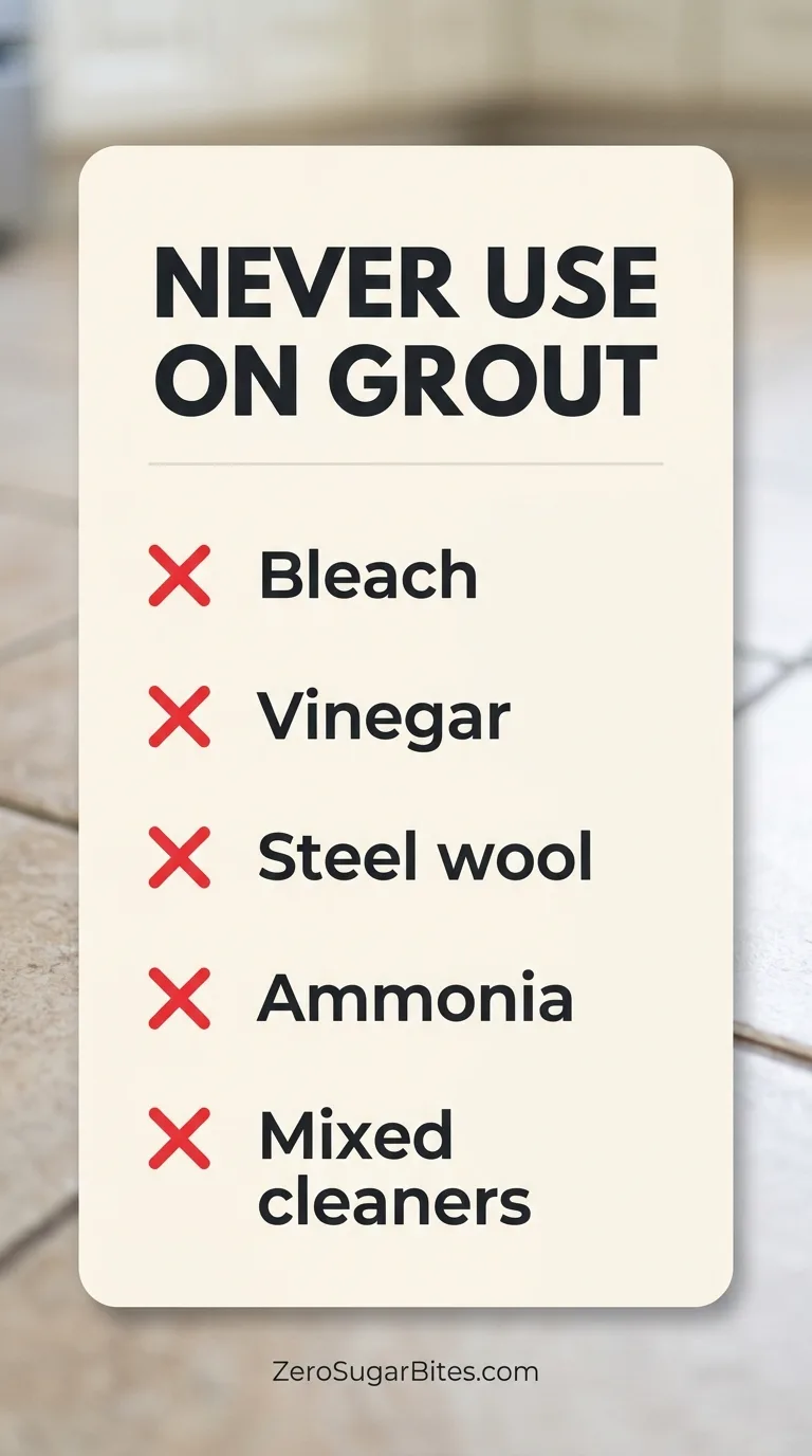 Skip the Bleach: Clean Grimy Grout With 2 Kitchen Staples 5 What Should You Not Clean Grout With